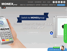 Tablet Screenshot of monexgroup.com